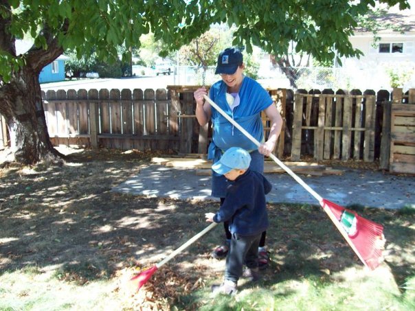 Raking in Fall&nbsp;2009